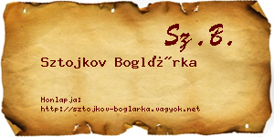 Sztojkov Boglárka névjegykártya